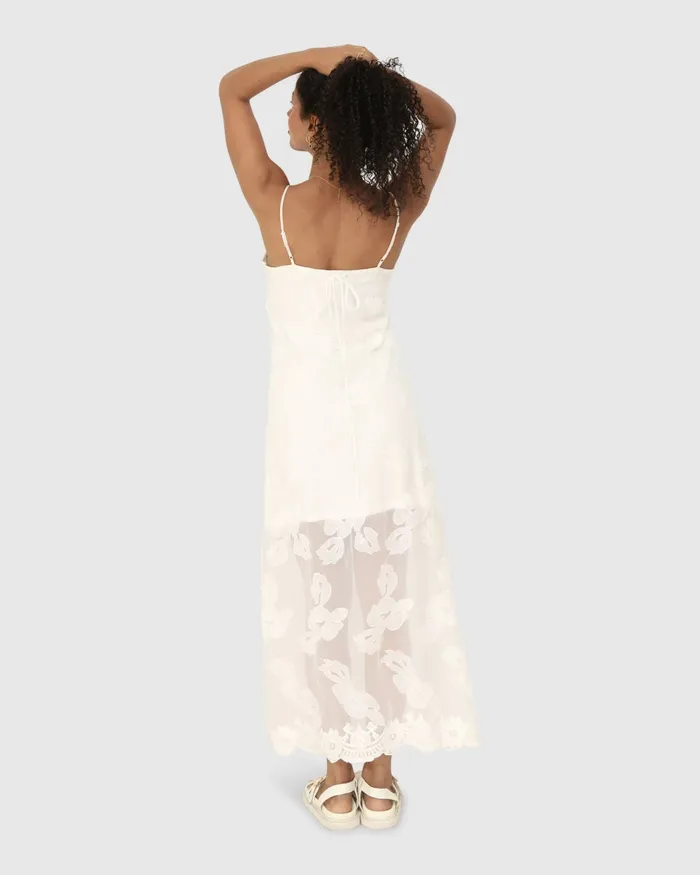Women Fever Dream Midi Dress 8211 White Dresses Belle and Bloom