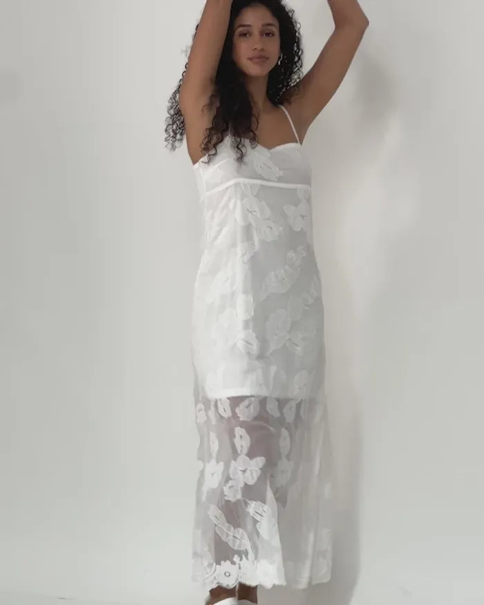 Women Fever Dream Midi Dress 8211 White Dresses Belle and Bloom