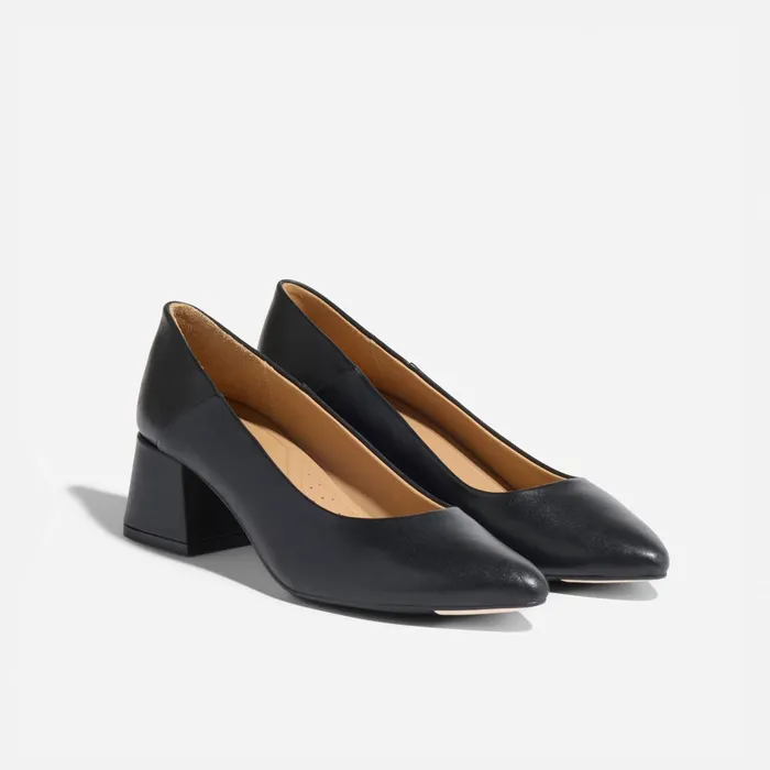 Women Fiorela GoTo Mid Heel Black Nisolo Heels