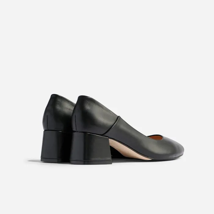 Women Fiorela GoTo Mid Heel Black Nisolo Heels