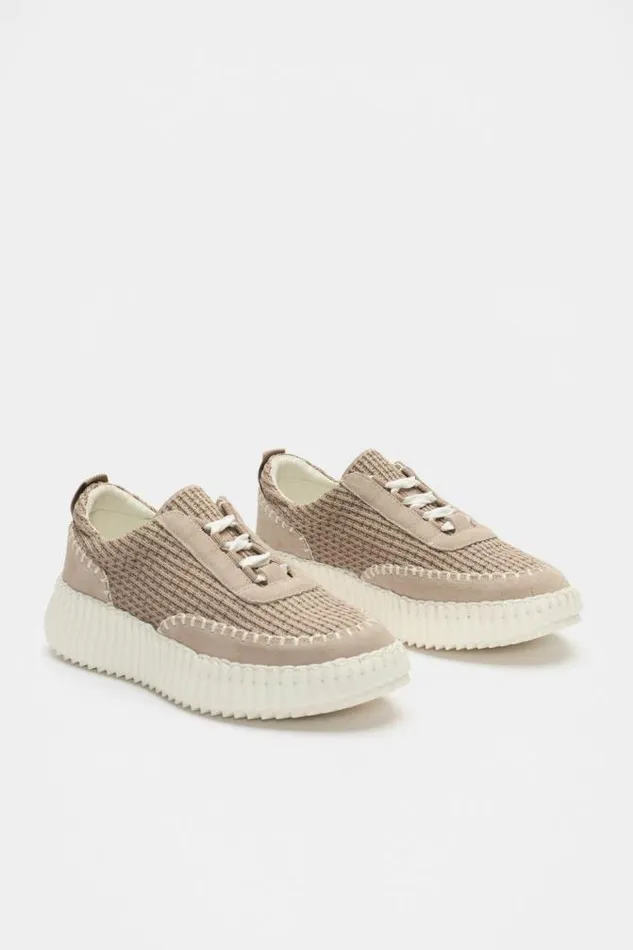 Women Flats Seed Heritage Brielle Knit Sneaker Cookie