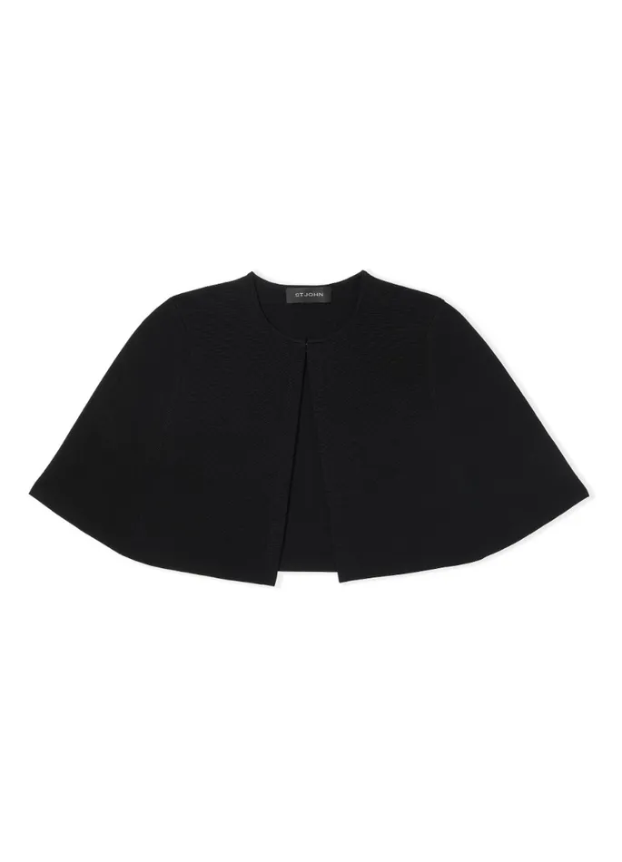 Women Formal and Evening Wear St John Knit Capelet St John Knits Black
