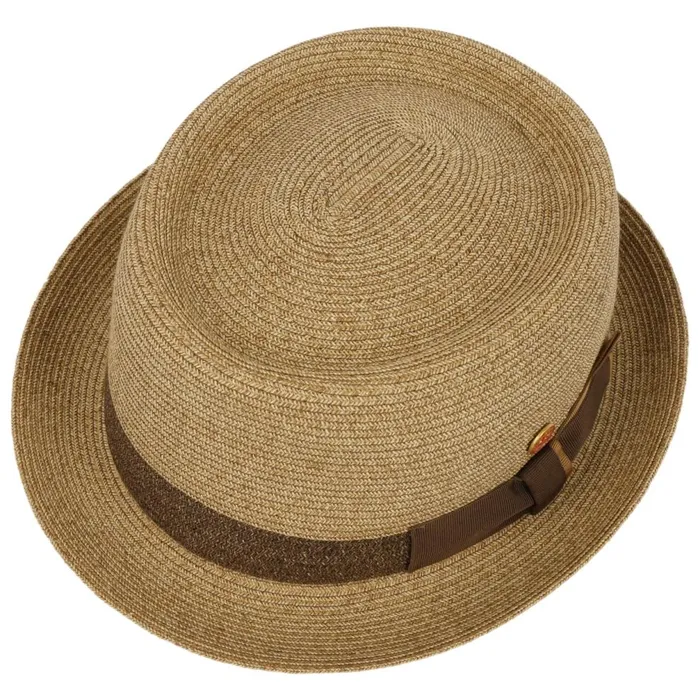 Women Gareth Classic Pork Pie Straw Hat Beigebrown Mayser Pork Pie Hats Women Gareth Classic Pork Pie Straw Hat Beigebrown Mayser Pork Pie Hats