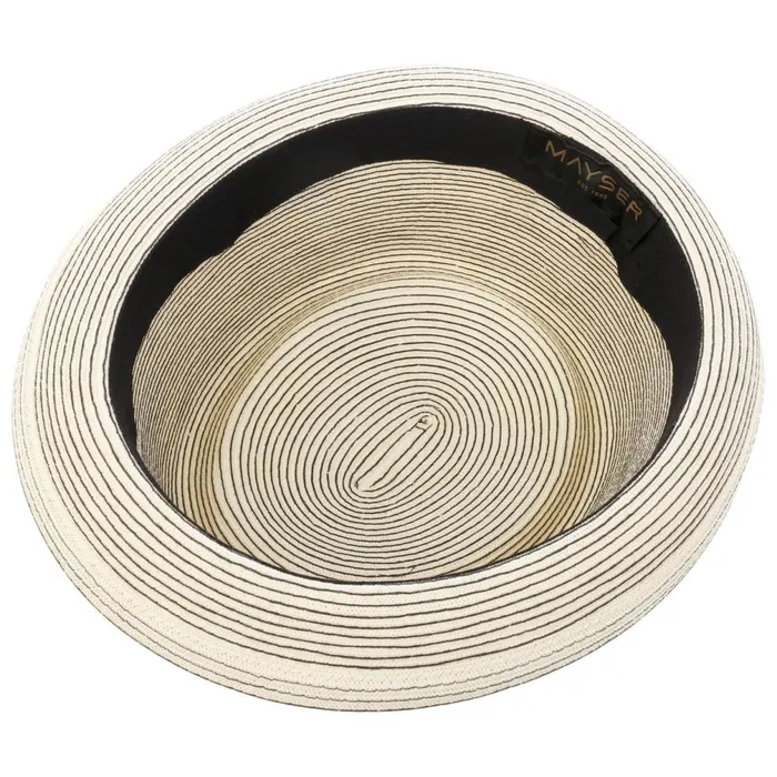 Women Gareth Classic Pork Pie Straw Hat Beigebrown Mayser Pork Pie Hats Women Gareth Classic Pork Pie Straw Hat Beigebrown Mayser Pork Pie Hats