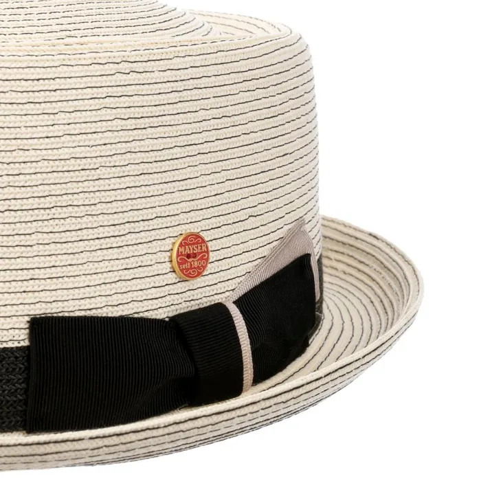 Women Gareth Classic Pork Pie Straw Hat Beigebrown Mayser Pork Pie Hats Women Gareth Classic Pork Pie Straw Hat Beigebrown Mayser Pork Pie Hats