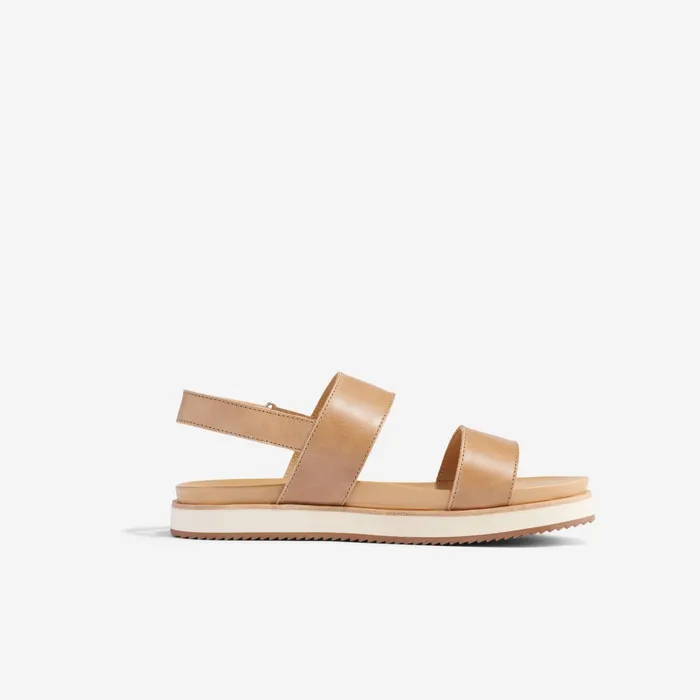 Women GoTo Flatform Sandal 20 Almond Nisolo Sandals