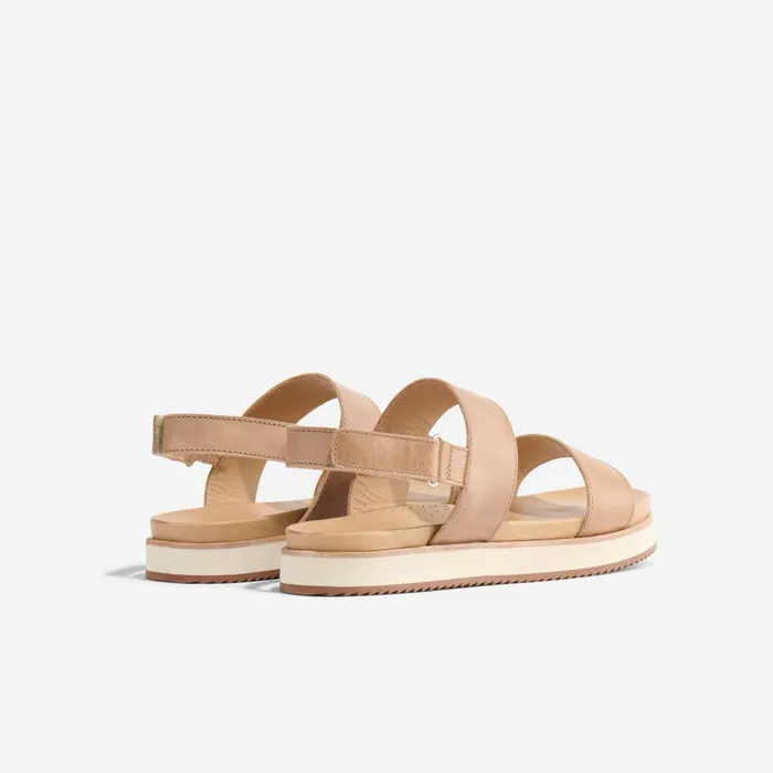 Women GoTo Flatform Sandal 20 Almond Nisolo Sandals