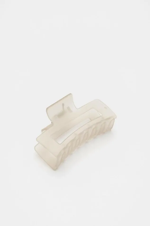 Women Hair Accessories Seed Heritage Mini Rectangle Hair Claw Oat