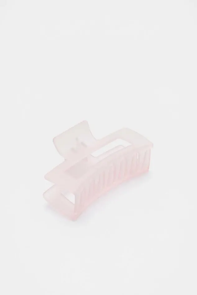 Women Hair Accessories Seed Heritage Rectangle Hair Claw Rose Petal