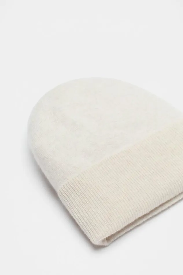 Women Hats and Gloves Seed Heritage Cashmere Beanie Oat Marle