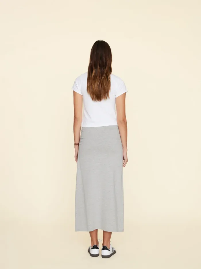 Women Heather Grey Lenny Skirt Skirts XRENA Women Heather Grey Lenny Skirt Skirts XRENA