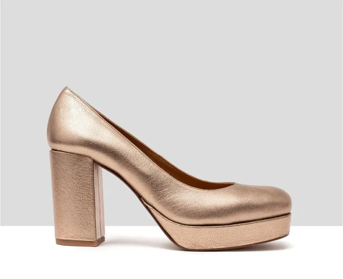 Women High Heel Audley Shoes High Heel Leather Shoe Hermila Metallic