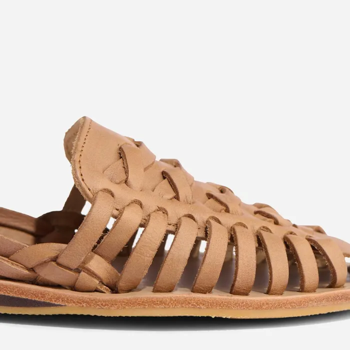 Women Huarache Sandal Almond Nisolo Flats and Slip Ons