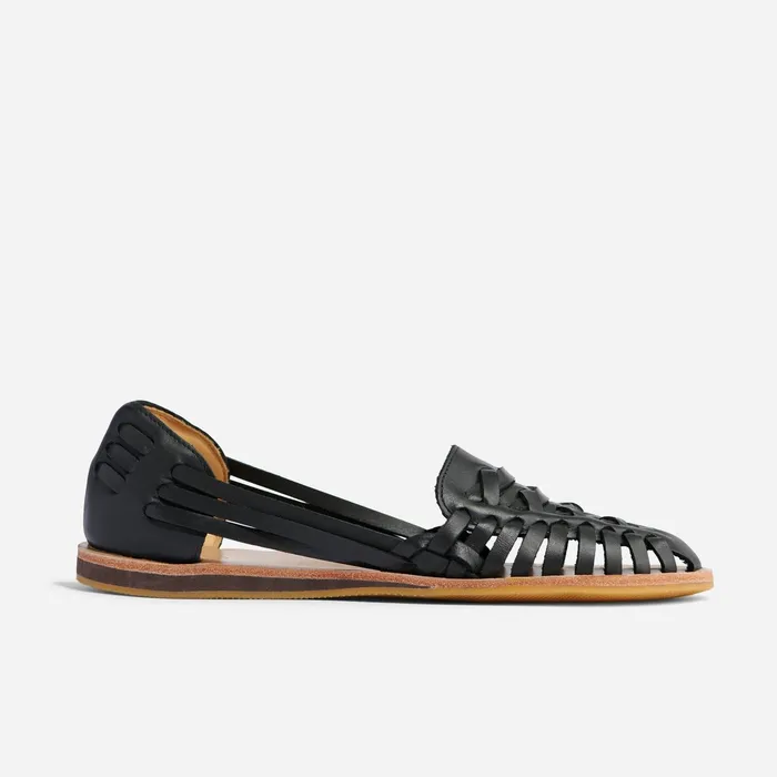 Women Huarache Sandal Black Nisolo Sandals