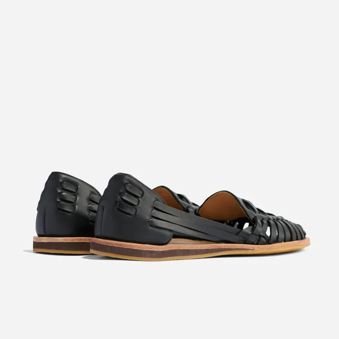 Women Huarache Sandal Black Nisolo Sandals