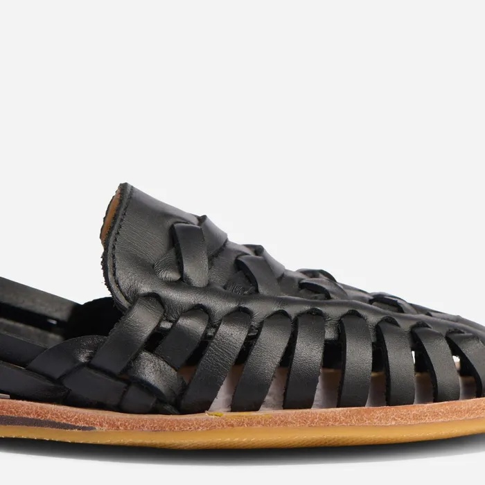 Women Huarache Sandal Black Nisolo Sandals