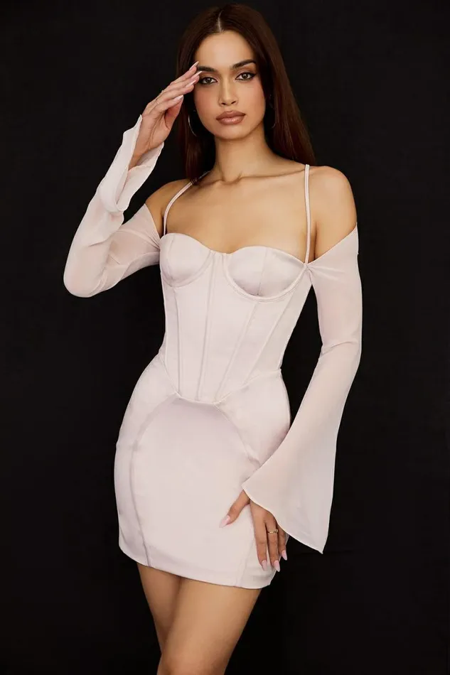 Women Isra Crystal Satin Corset Mini Dress House Of CB Dresses Women Isra Crystal Satin Corset Mini Dress House Of CB Dresses