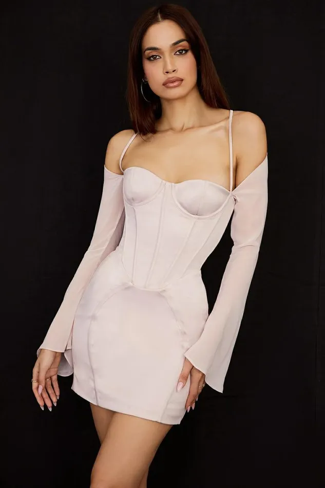 Women Isra Crystal Satin Corset Mini Dress House Of CB Dresses Women Isra Crystal Satin Corset Mini Dress House Of CB Dresses