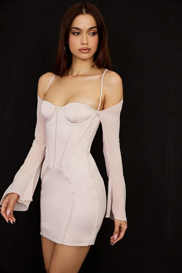 Women Isra Crystal Satin Corset Mini Dress House Of CB Dresses Women Isra Crystal Satin Corset Mini Dress House Of CB Dresses