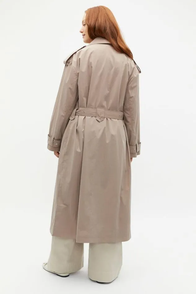 Women Jackets and Vests Seed Heritage Parachute Trench Coat Cookie