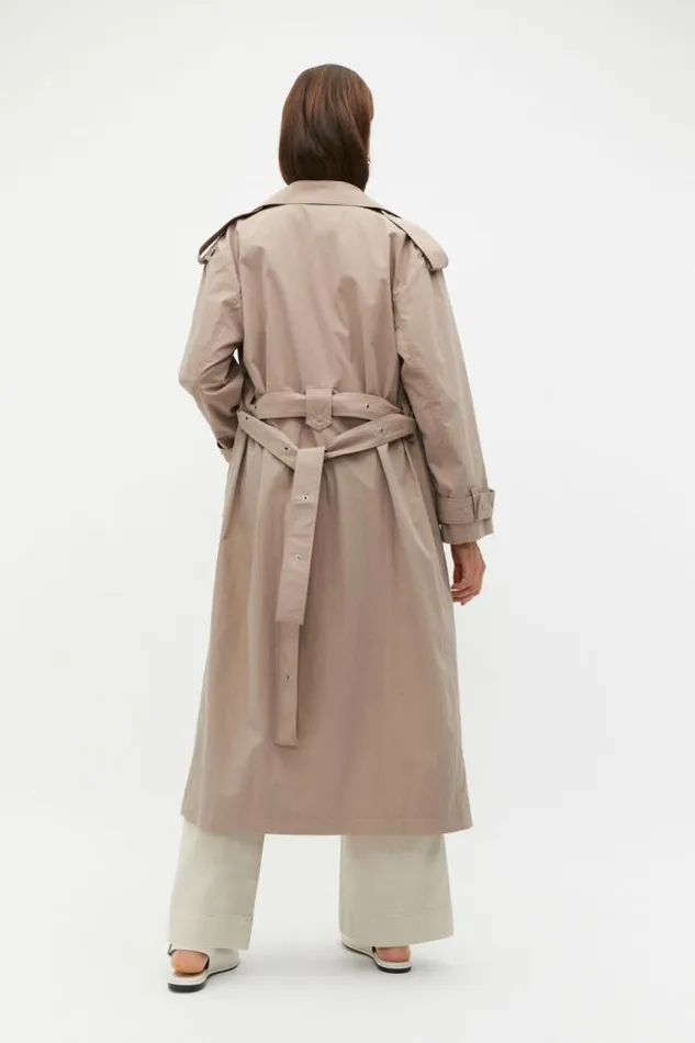 Women Jackets and Vests Seed Heritage Parachute Trench Coat Cookie