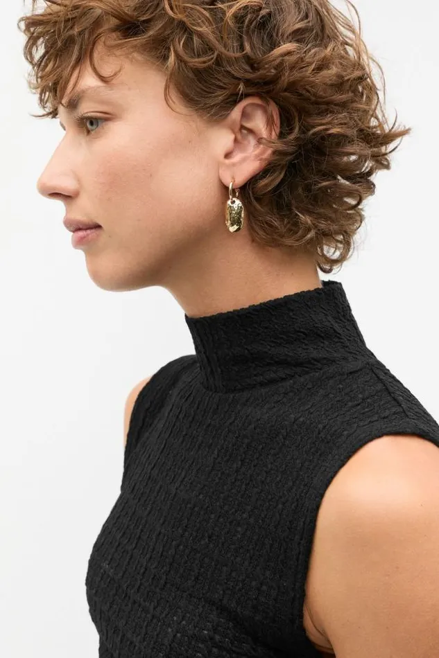Women Jewellery Seed Heritage Petal Drop Earring Gold