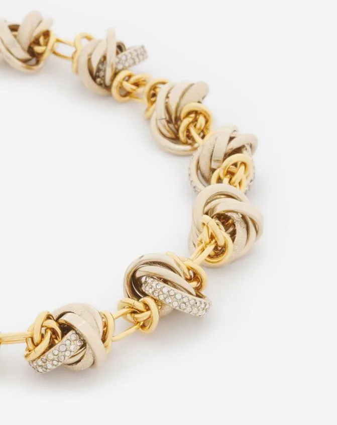 Women Jewelry Lanvin Partition By Knot Necklace Goldcrystal Women Jewelry Lanvin Partition By Knot Necklace Goldcrystal