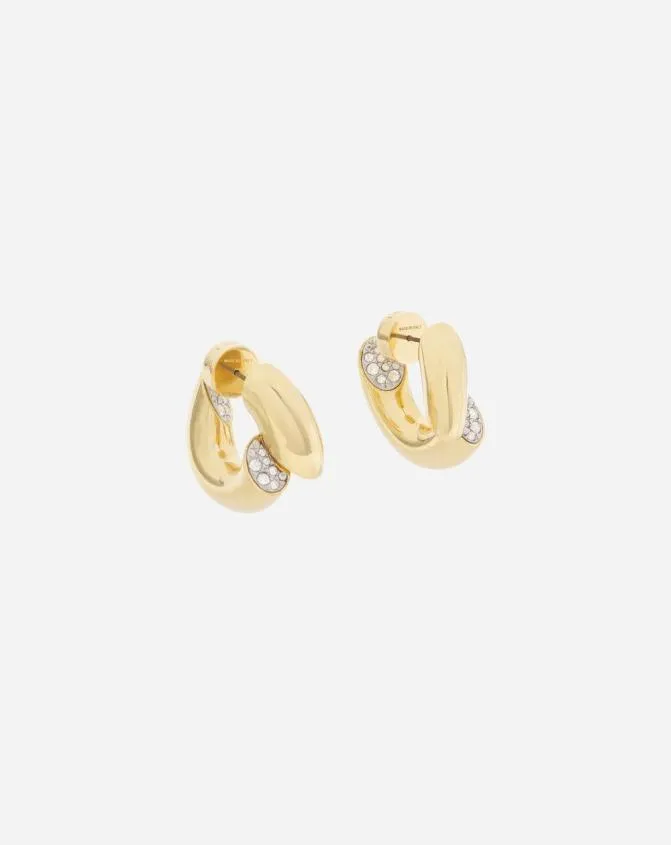 Women Jewelry Lanvin Sequence By Rhinestone Earrings Goldcrystal
