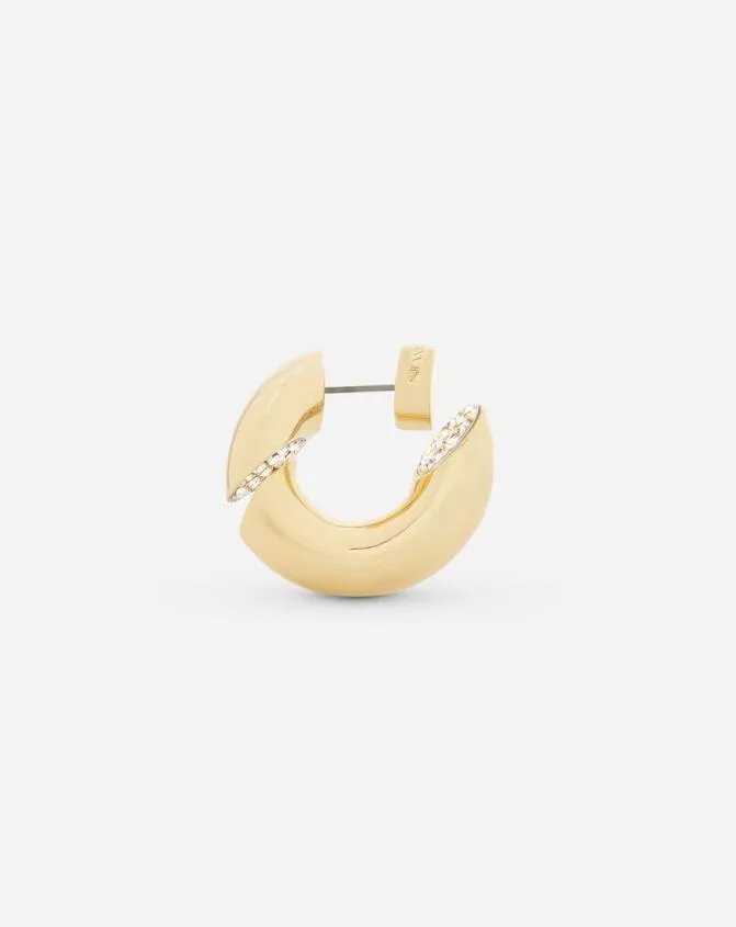 Women Jewelry Lanvin Sequence By Rhinestone Earrings Goldcrystal