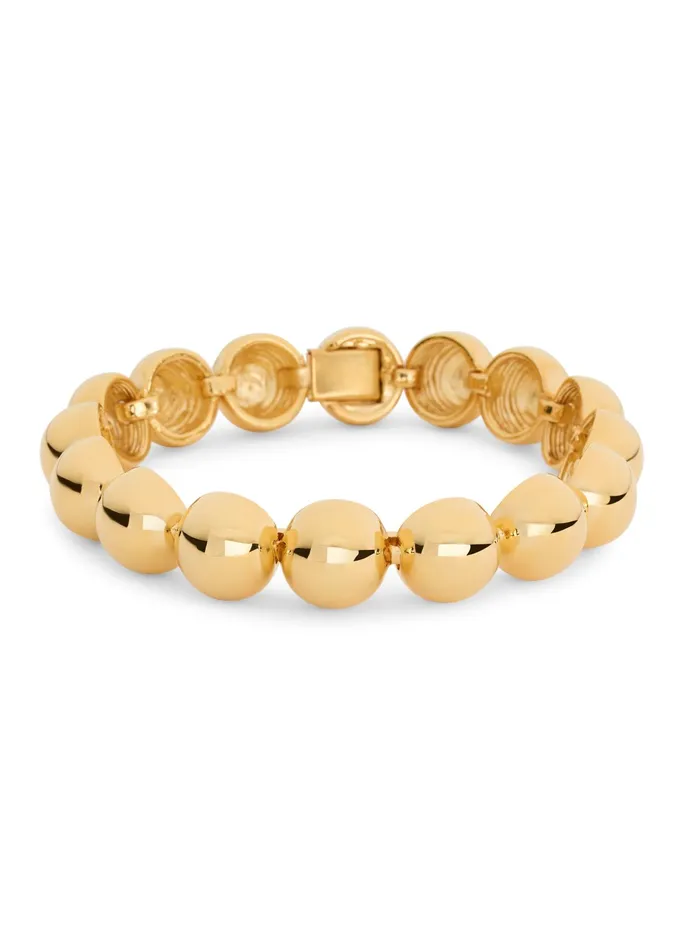 Women Jewelry St John Half Sphere Bracelet Gold