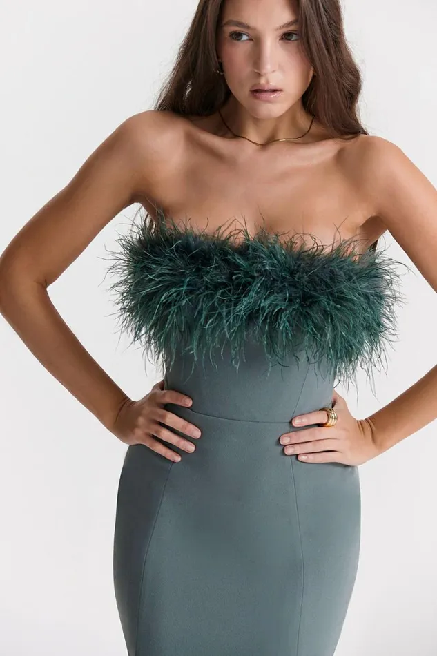Women Juliene Eucalyptus Maxi Dress House Of CB Dresses