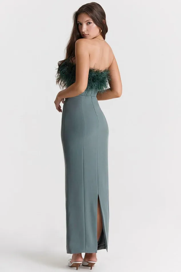 Women Juliene Eucalyptus Maxi Dress House Of CB Dresses