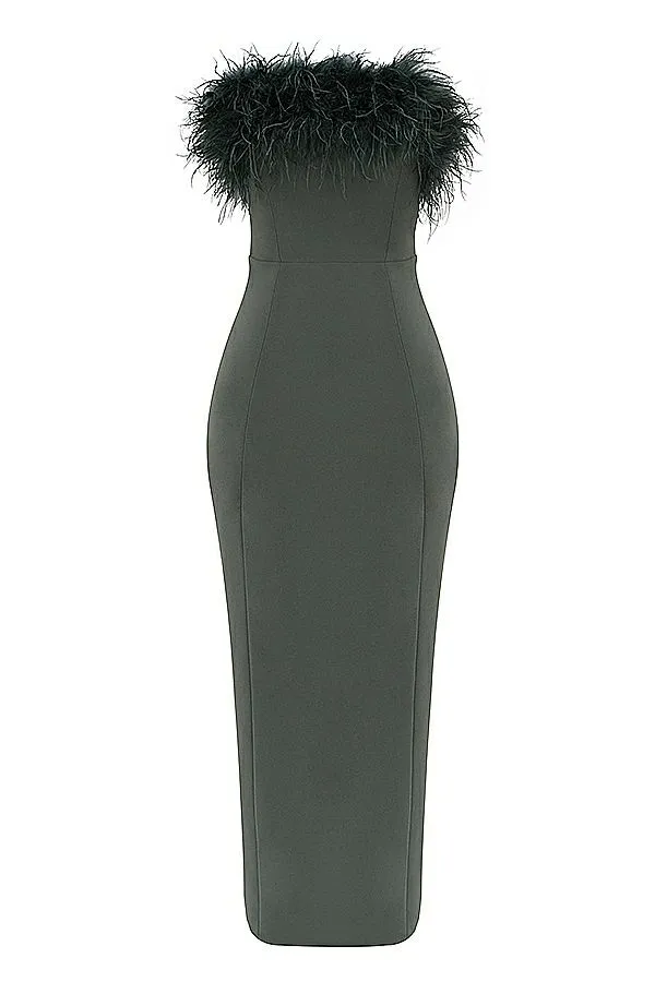 Women Juliene Eucalyptus Maxi Dress House Of CB Dresses