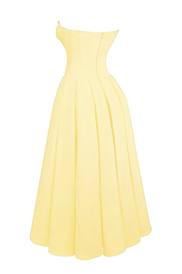 Women Lady Sunshine Strapless Tulle Midi Dress House Of CB Dresses Women Lady Sunshine Strapless Tulle Midi Dress House Of CB Dresses