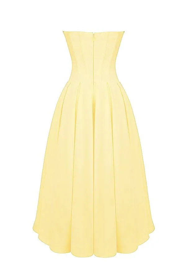 Women Lady Sunshine Strapless Tulle Midi Dress House Of CB Dresses Women Lady Sunshine Strapless Tulle Midi Dress House Of CB Dresses