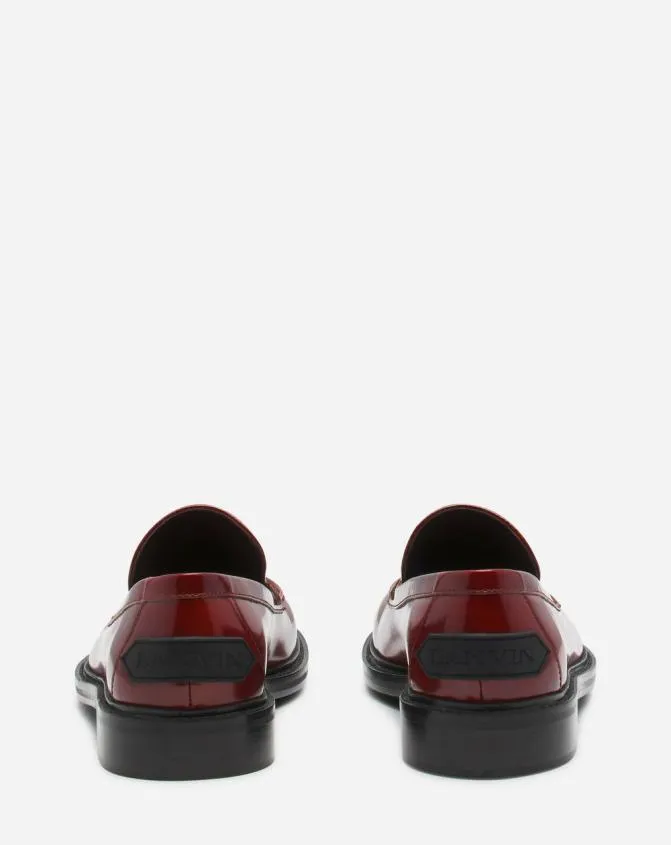 Women Loafers Lanvin Spinto Loafers In Smooth Leather Dark Brown Women Loafers Lanvin Spinto Loafers In Smooth Leather Dark Brown