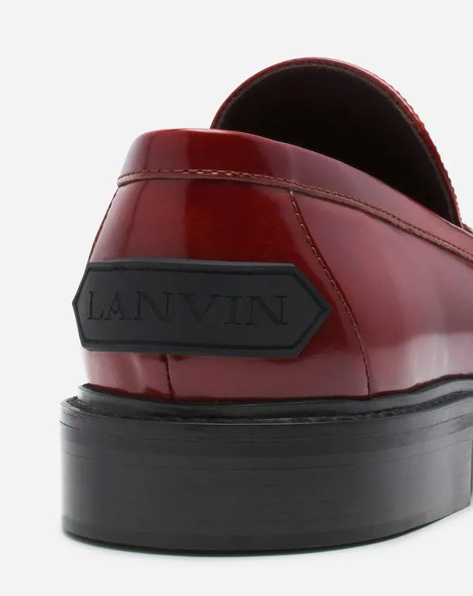 Women Loafers Lanvin Spinto Loafers In Smooth Leather Dark Brown Women Loafers Lanvin Spinto Loafers In Smooth Leather Dark Brown