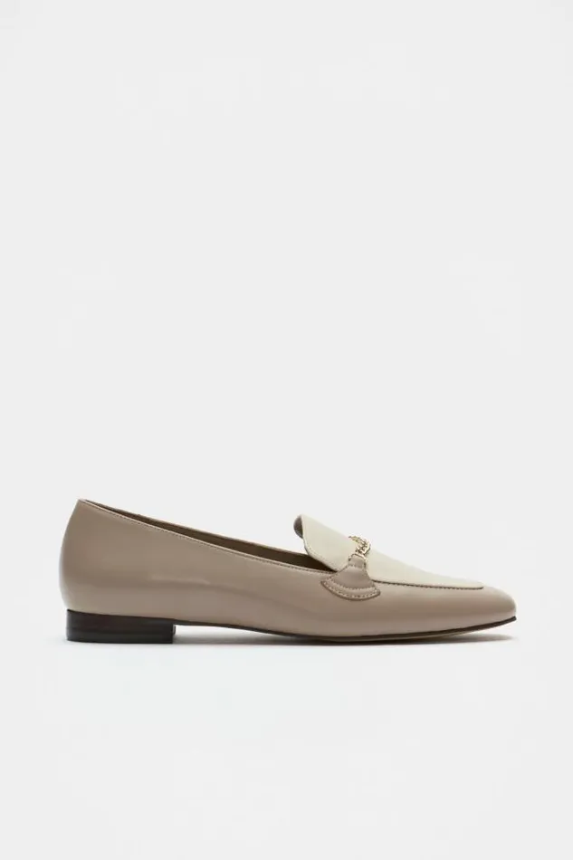 Women Loafers Seed Heritage Portia Two Tone Loafer Cookie Oat