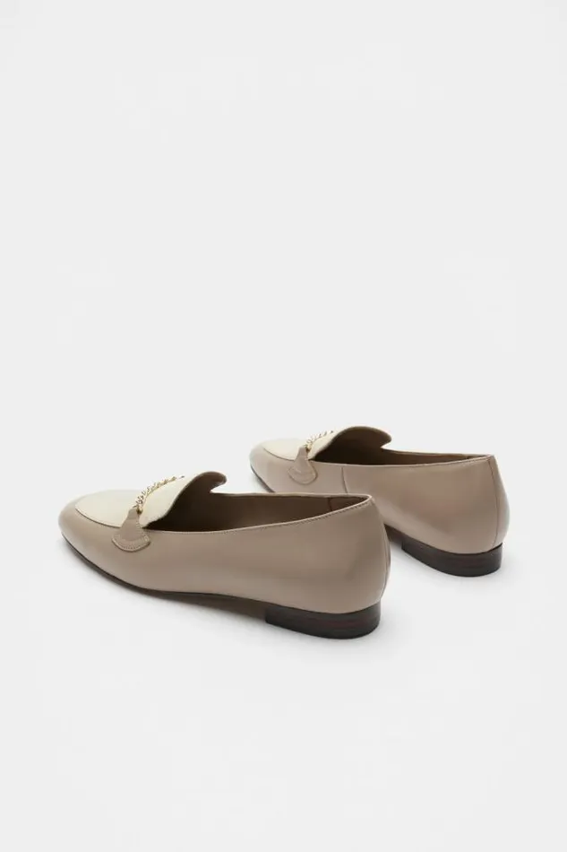 Women Loafers Seed Heritage Portia Two Tone Loafer Cookie Oat
