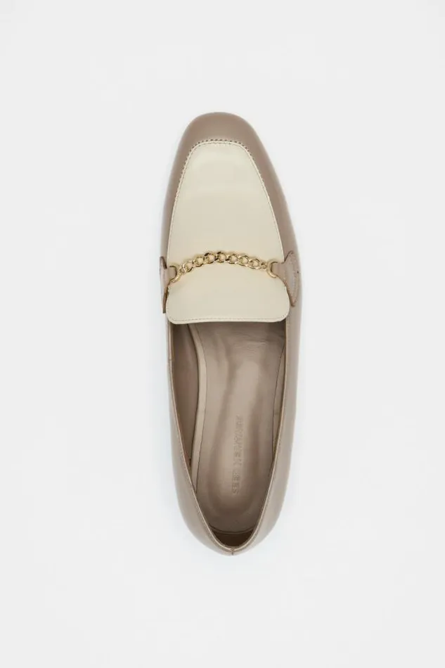 Women Loafers Seed Heritage Portia Two Tone Loafer Cookie Oat