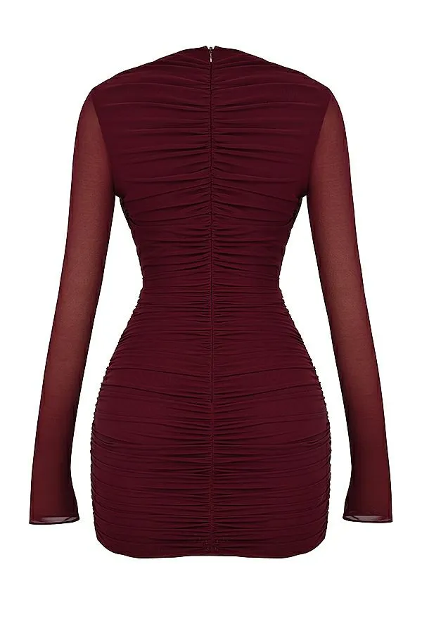 Women Lucinda Mulberry Cutout Mini Dress House Of CB Dresses Women Lucinda Mulberry Cutout Mini Dress House Of CB Dresses