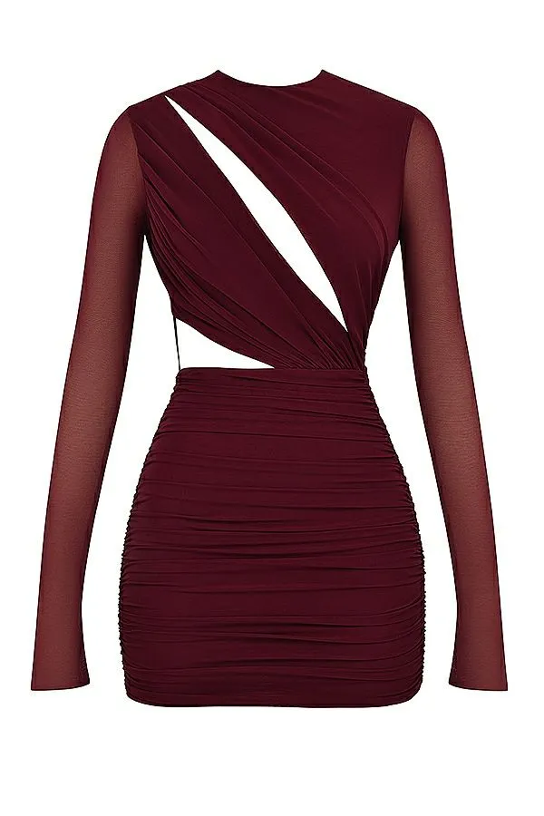 Women Lucinda Mulberry Cutout Mini Dress House Of CB Dresses Women Lucinda Mulberry Cutout Mini Dress House Of CB Dresses
