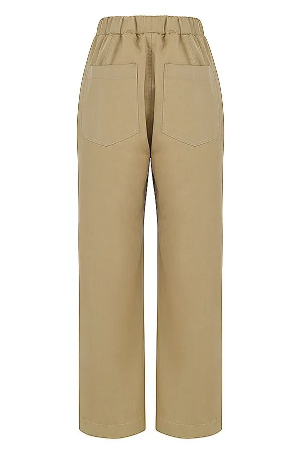 Women Luna Camel Cargo Trousers House Of CB Bottoms Women Luna Camel Cargo Trousers House Of CB Bottoms
