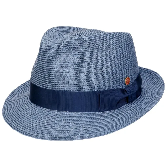 Women Maleo Trilby Hemp Hat Blue Mayser Trilby Hats