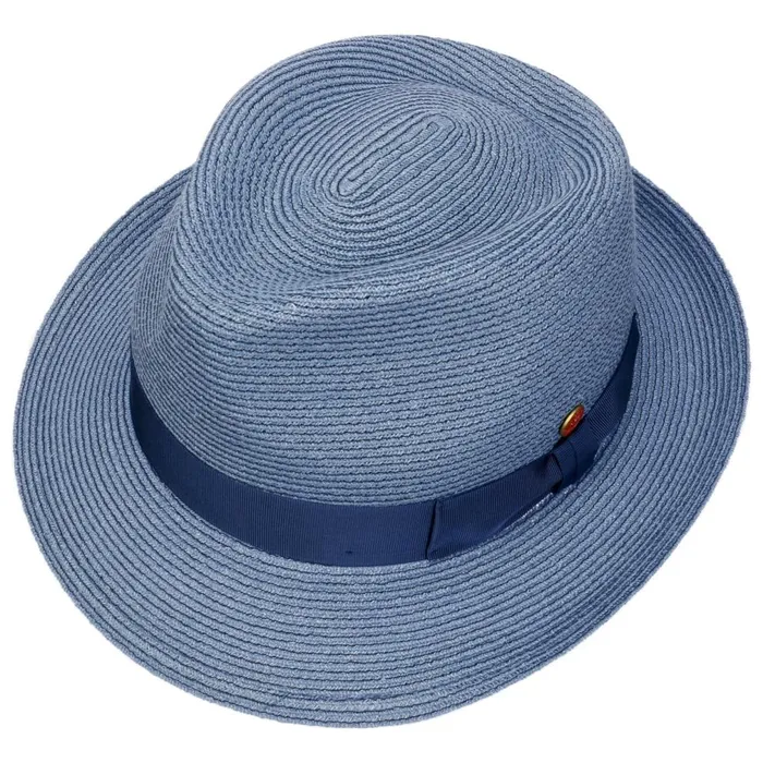 Women Maleo Trilby Hemp Hat Blue Mayser Trilby Hats Women Maleo Trilby Hemp Hat Blue Mayser Trilby Hats