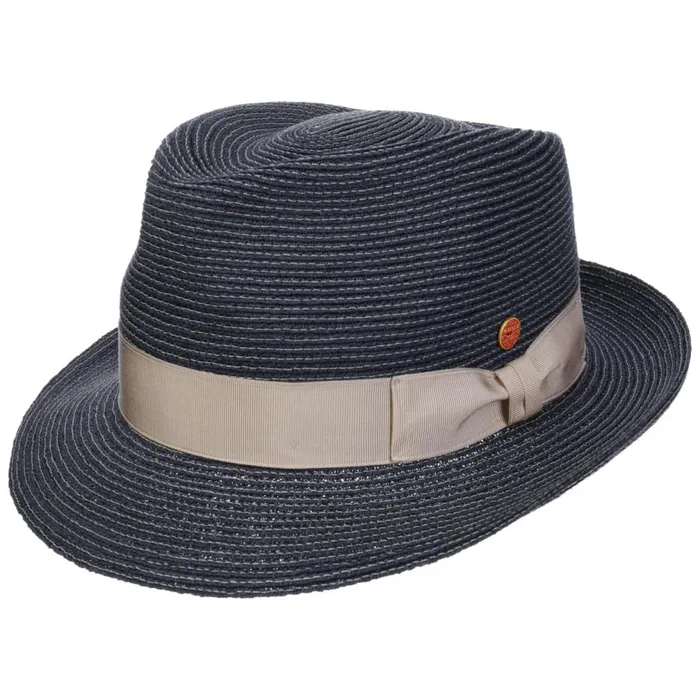 Women Maleo Trilby Hemp Hat Blue Mayser Trilby Hats Women Maleo Trilby Hemp Hat Blue Mayser Trilby Hats