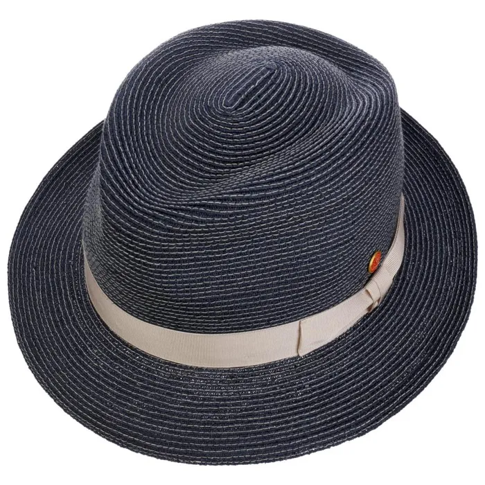 Women Maleo Trilby Hemp Hat Blue Mayser Trilby Hats Women Maleo Trilby Hemp Hat Blue Mayser Trilby Hats