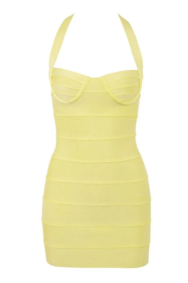 Women Maliha Buttercup Bandage Halter Mini Dress House Of CB Dresses Women Maliha Buttercup Bandage Halter Mini Dress House Of CB Dresses