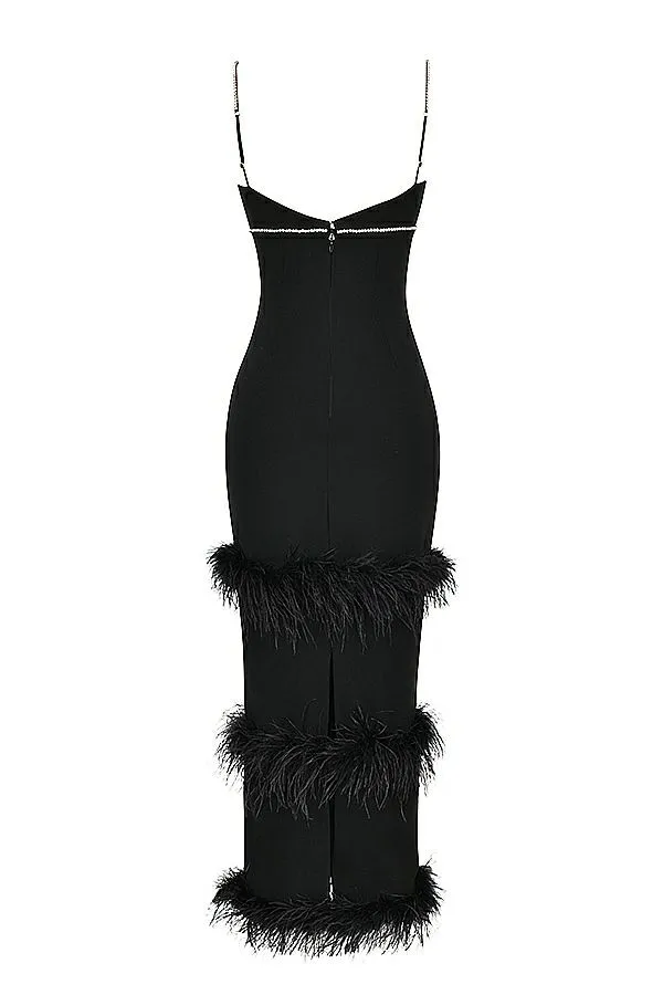 Women Maricel Black Crystallised Maxi Dress House Of CB Dresses Women Maricel Black Crystallised Maxi Dress House Of CB Dresses