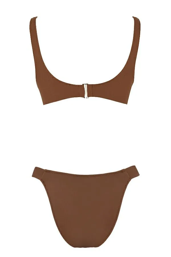 Women Mariposa Chocolate Underwired Bikini House Of CB Swimwear Women Mariposa Chocolate Underwired Bikini House Of CB Swimwear
